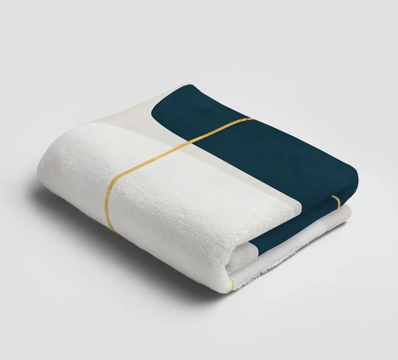 abstract geometric shapes rounded rectangles towel by Patrick M Gerber