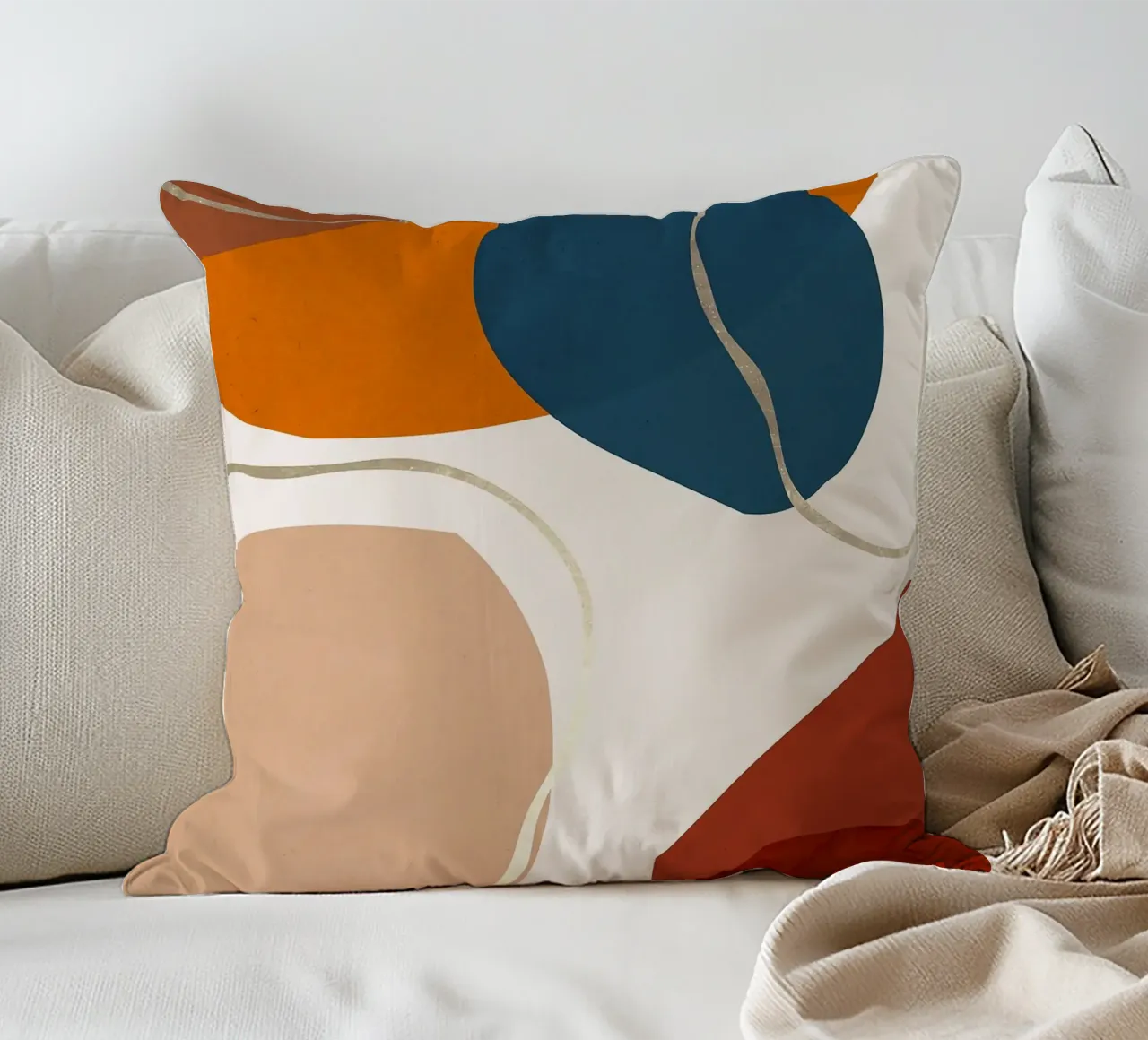 forme geometriche forme astratte cerchi curve cuscino da Patrick M Gerber