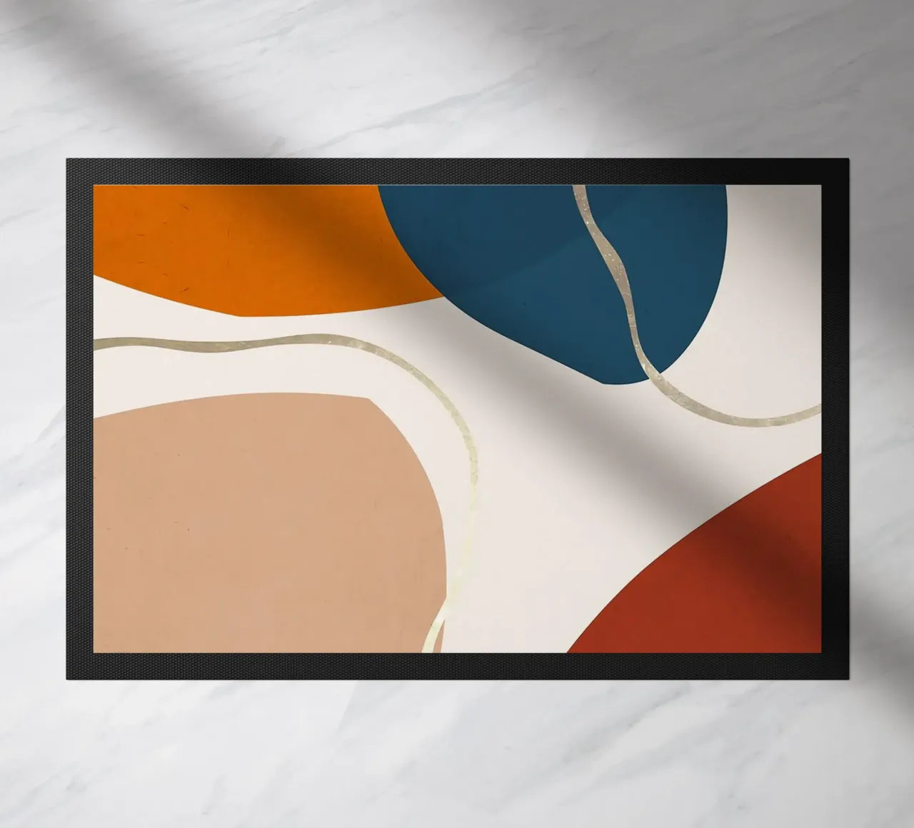 forme geometriche forme astratte cerchi curve zerbino da Patrick M Gerber