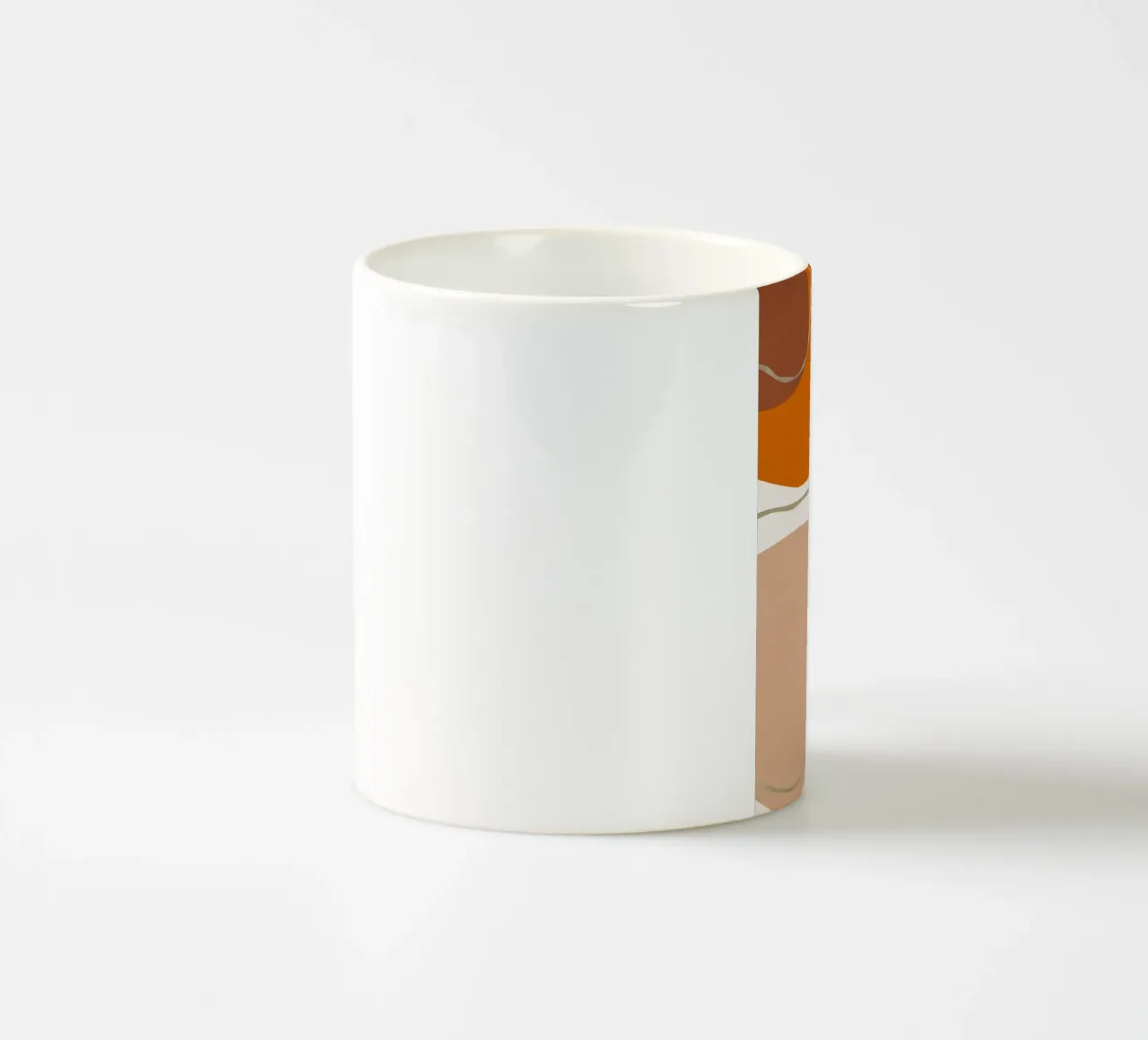 forme geometriche forme astratte cerchi curve tazza in ceramica da Patrick M Gerber