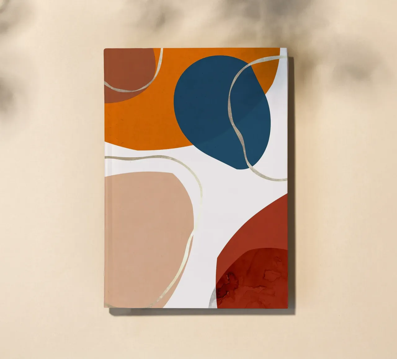 geometric shapes abstract forms circles curves notebook by Patrick M Gerber