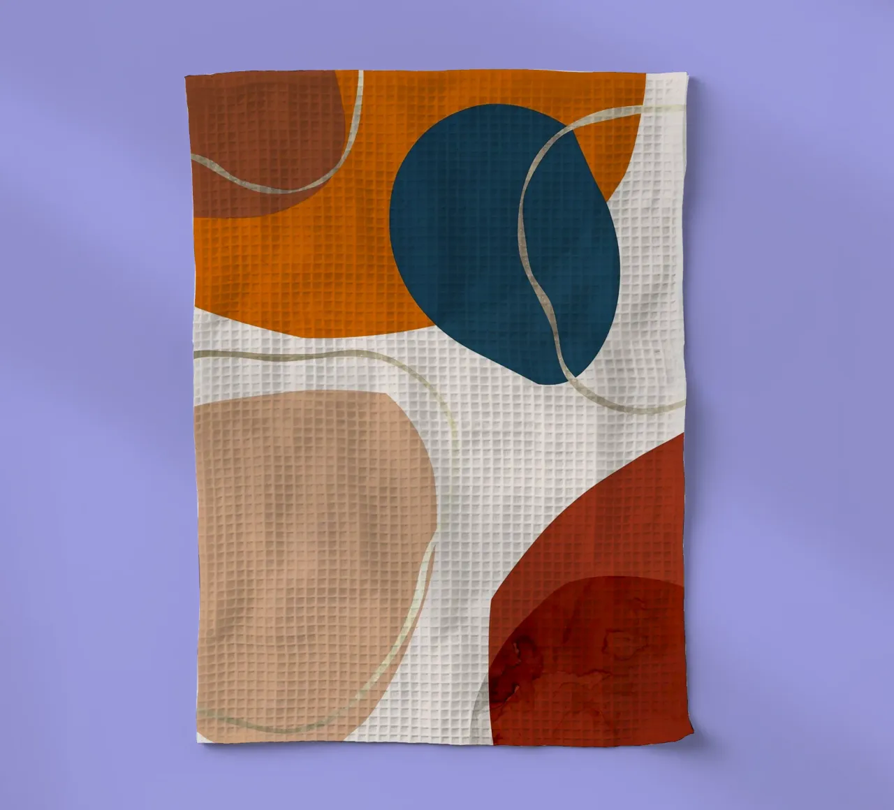 forme geometriche forme astratte cerchi curve canovaccio da cucina da Patrick M Gerber