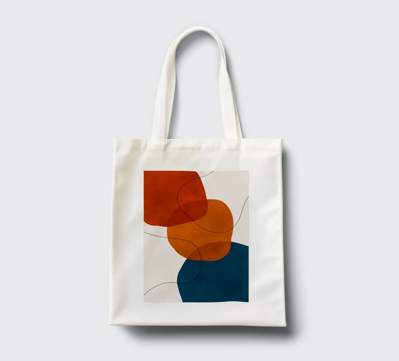 abstract shapes overlapping shapes simple forms tote bag by Patrick M Gerber