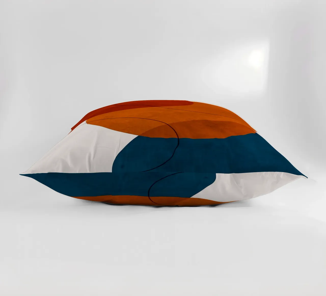 abstract shapes overlapping shapes simple forms decorative cushion by Patrick M Gerber