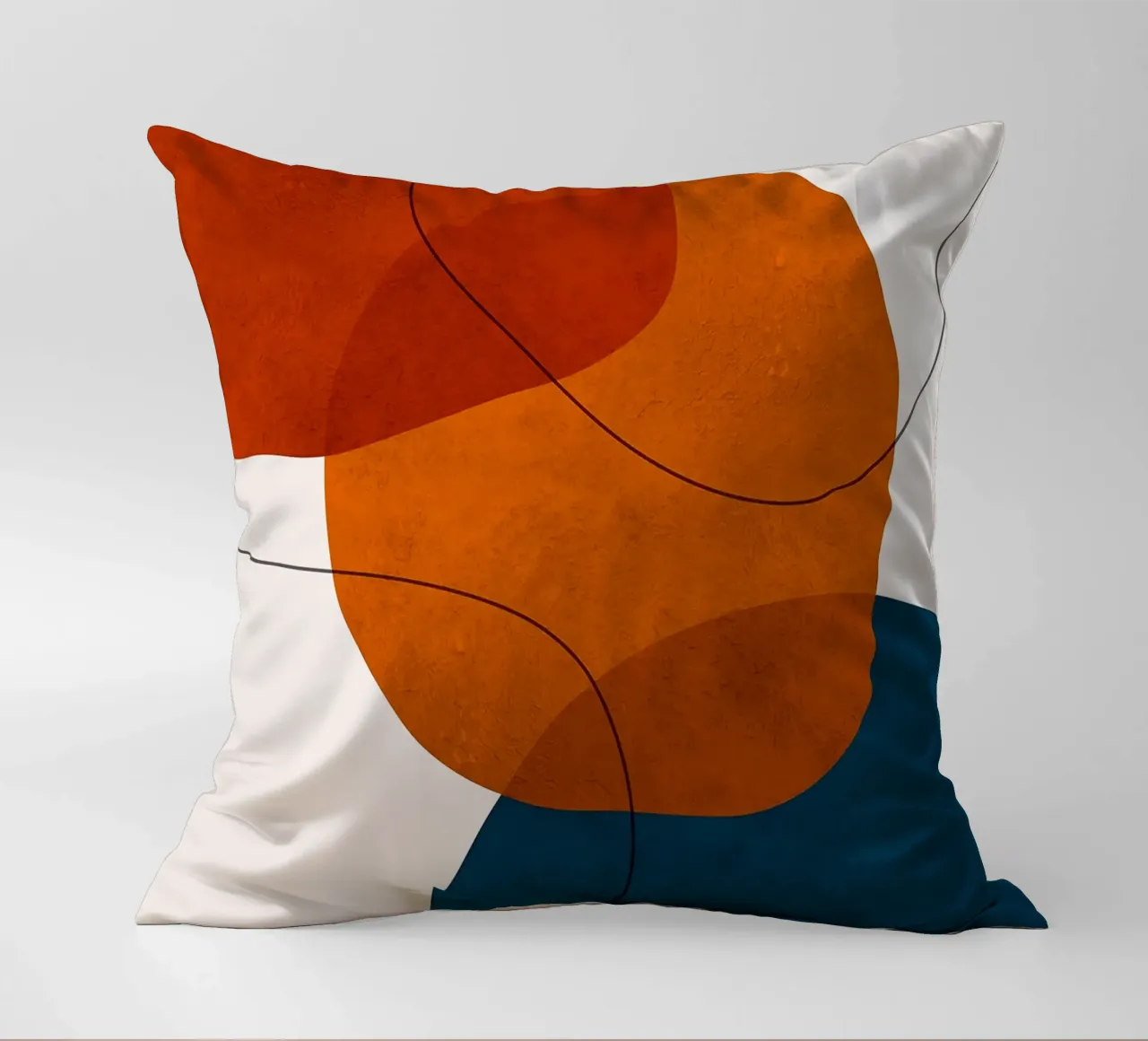 abstract shapes overlapping shapes simple forms decorative cushion by Patrick M Gerber