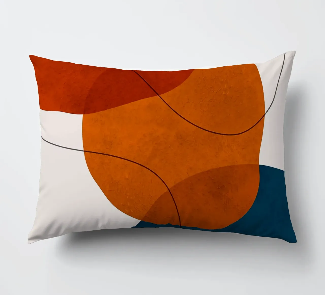 abstract shapes overlapping shapes simple forms decorative cushion by Patrick M Gerber