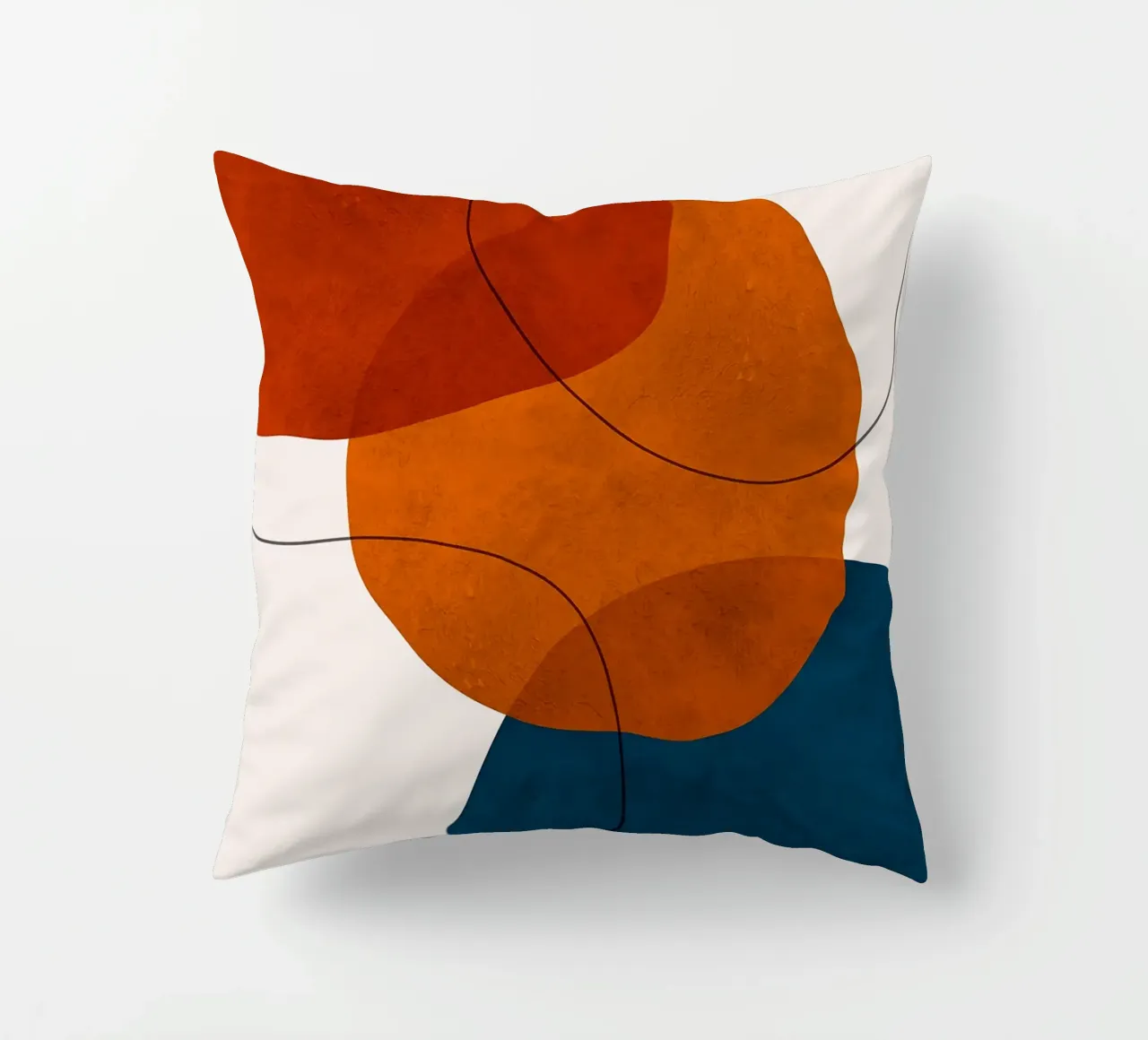 forme astratte forme sovrapposte forme semplici cuscino da Patrick M Gerber