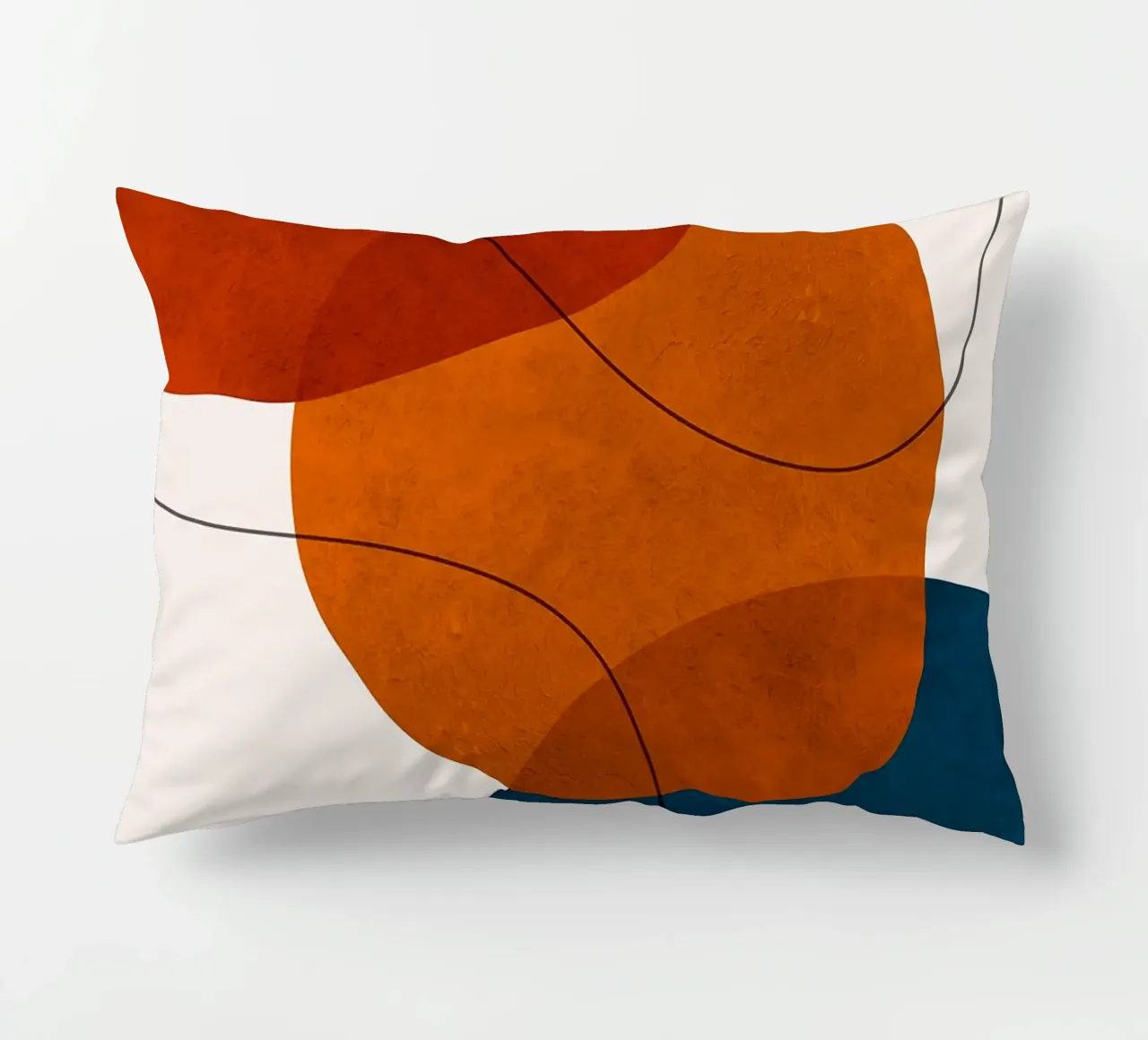 abstract shapes overlapping shapes simple forms decorative cushion by Patrick M Gerber
