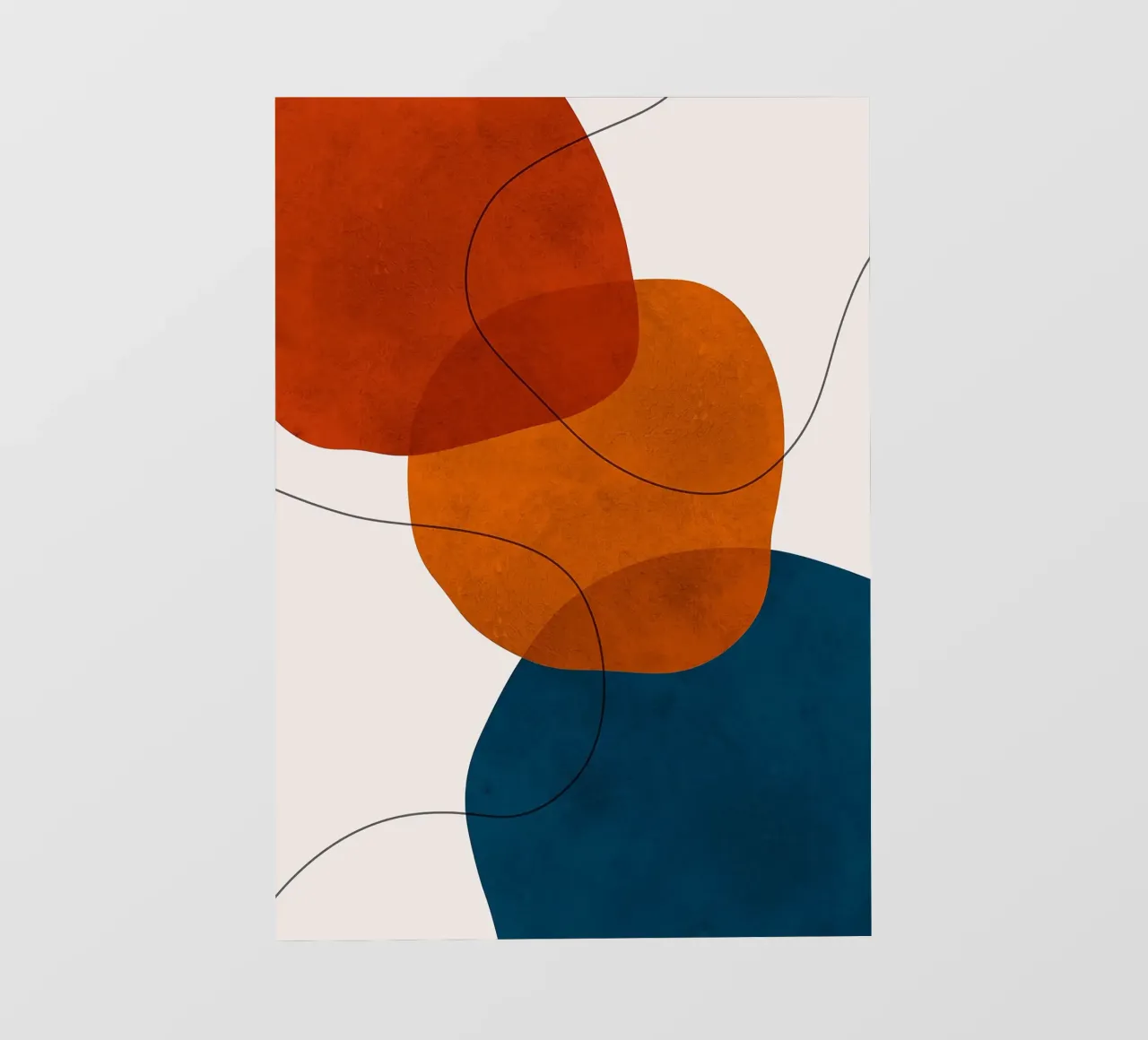 forme astratte forme sovrapposte forme semplici telo in pvc da Patrick M Gerber