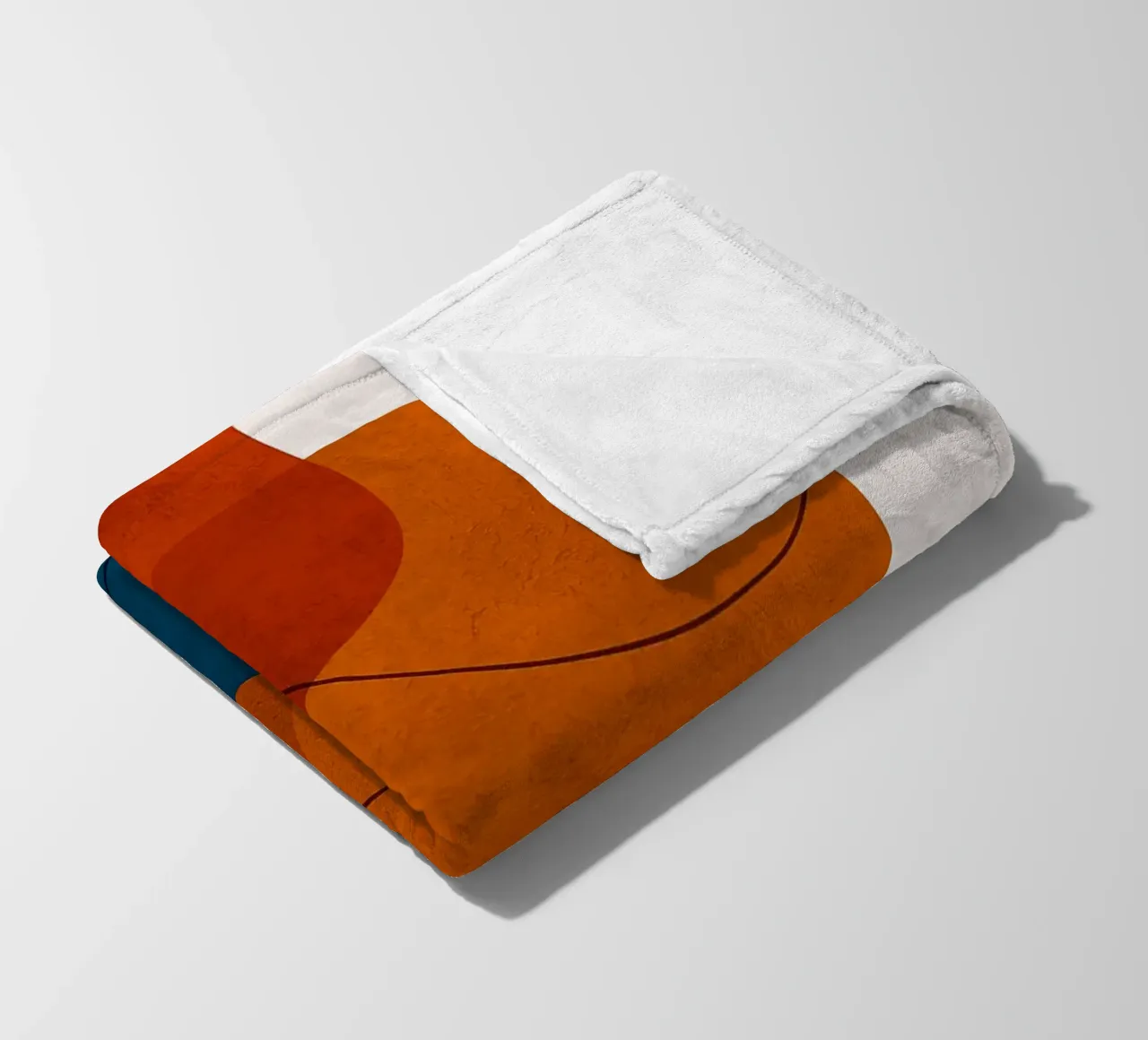 Abstrakte Formen Überlappende Formen Einfache Formen Fleecedecke von Patrick M Gerber