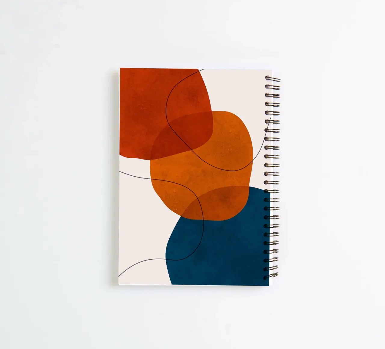 formes abstraites formes superposées formes simples carnet à spirale de Patrick M Gerber