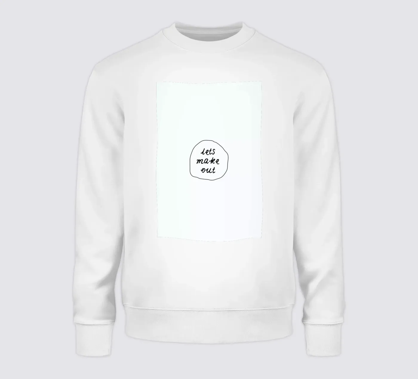 Make out sweatshirt by Magdalena Lindstedt