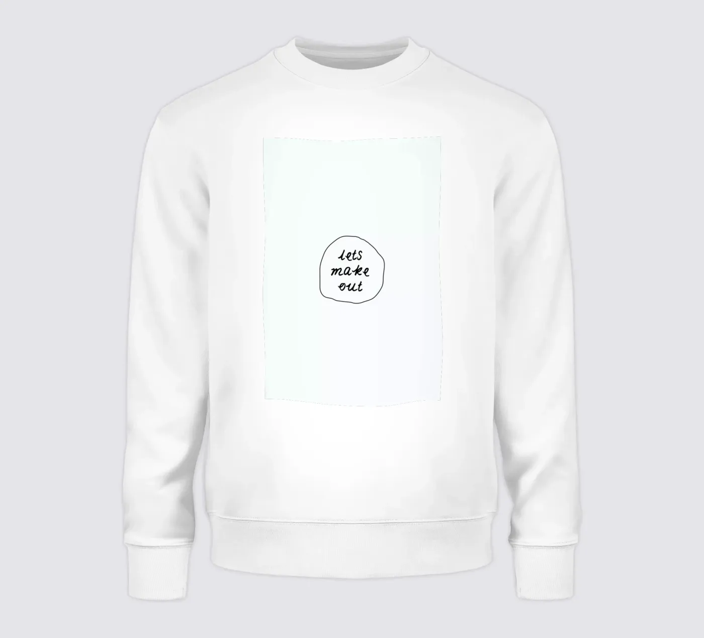 Make out sweatshirt by Magdalena Lindstedt