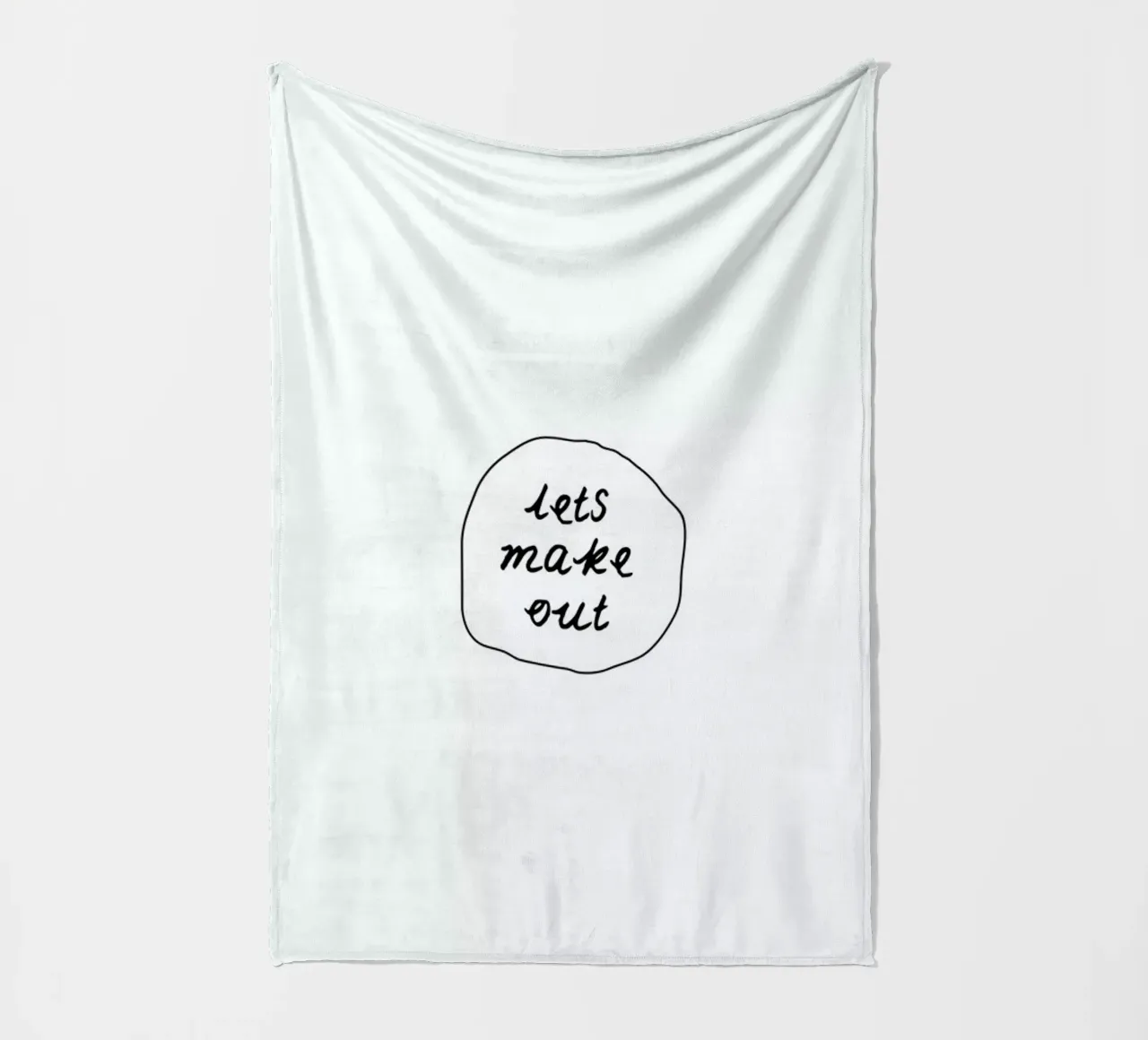 Make out Fleecedecke von Magdalena Lindstedt