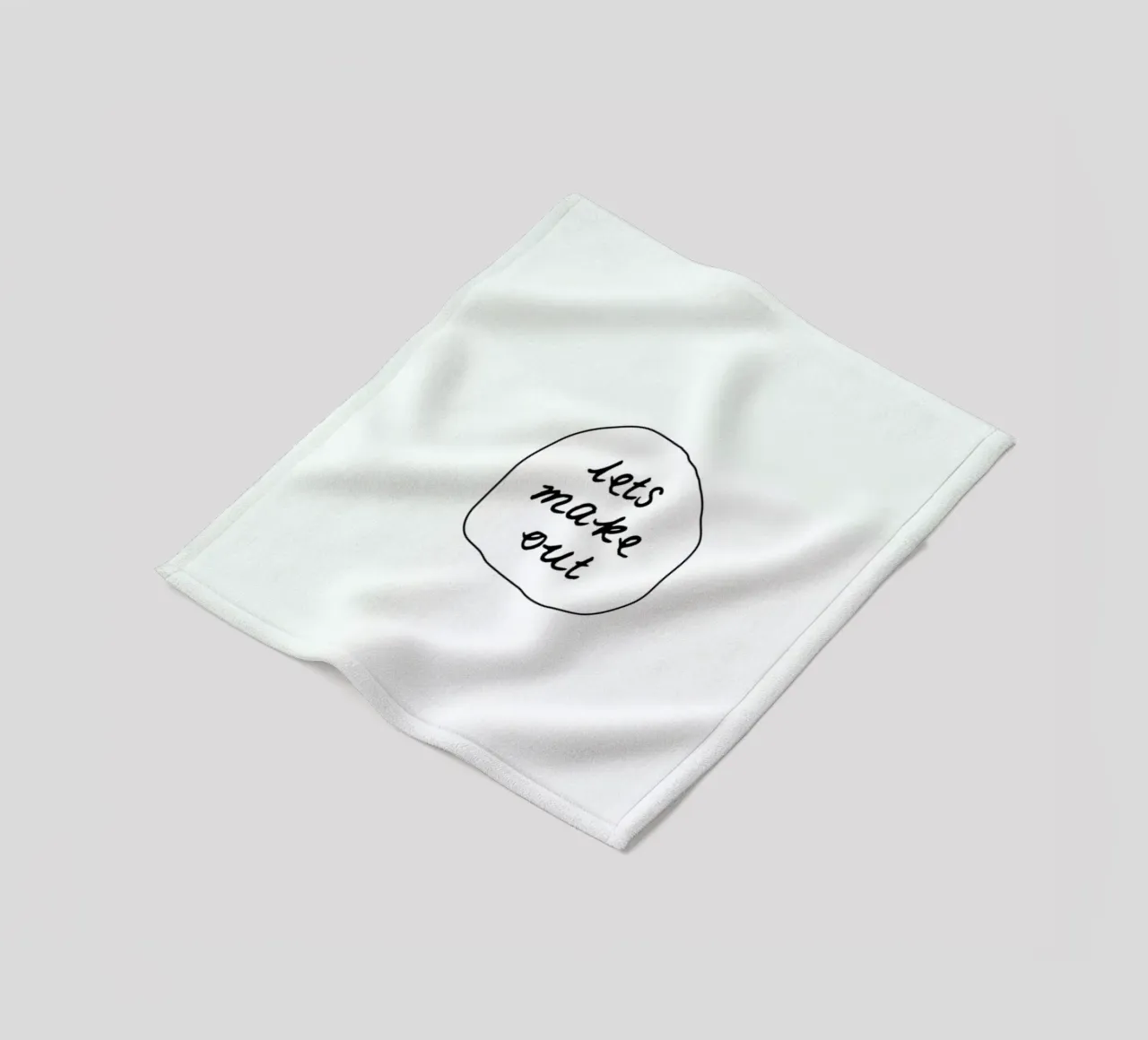 Make out Fleecedecke von Magdalena Lindstedt