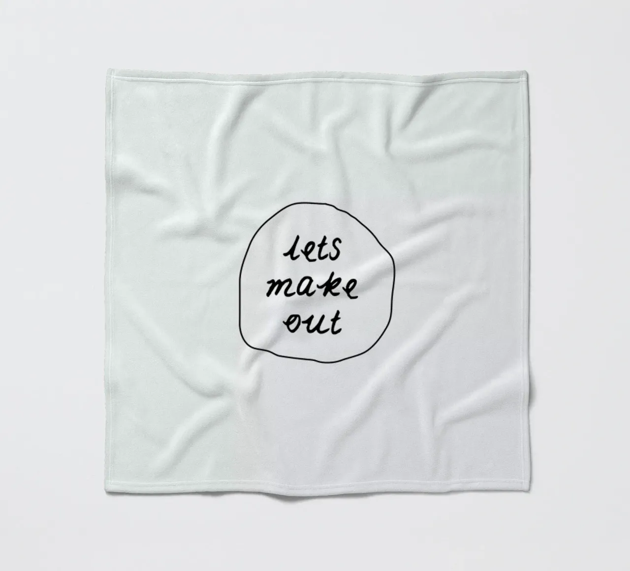 Make out Fleecedecke von Magdalena Lindstedt