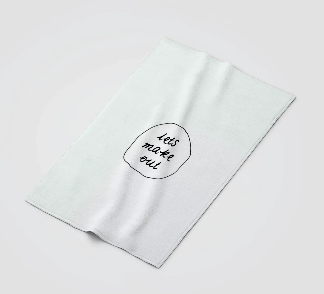 Make out Fleecedecke von Magdalena Lindstedt