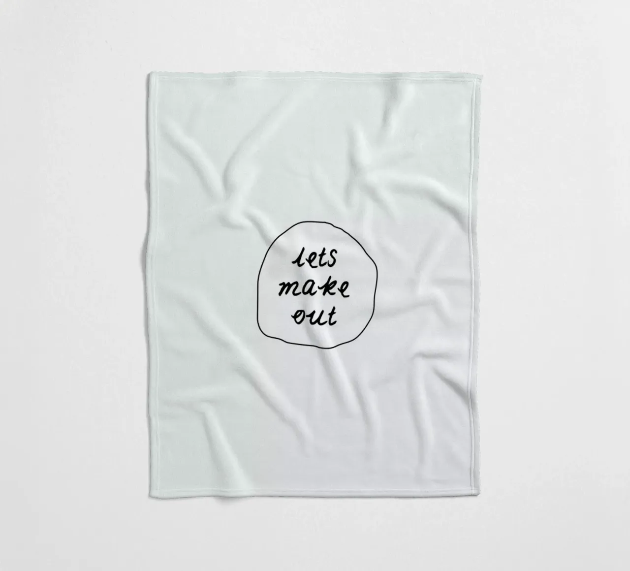 Make out Fleecedecke von Magdalena Lindstedt