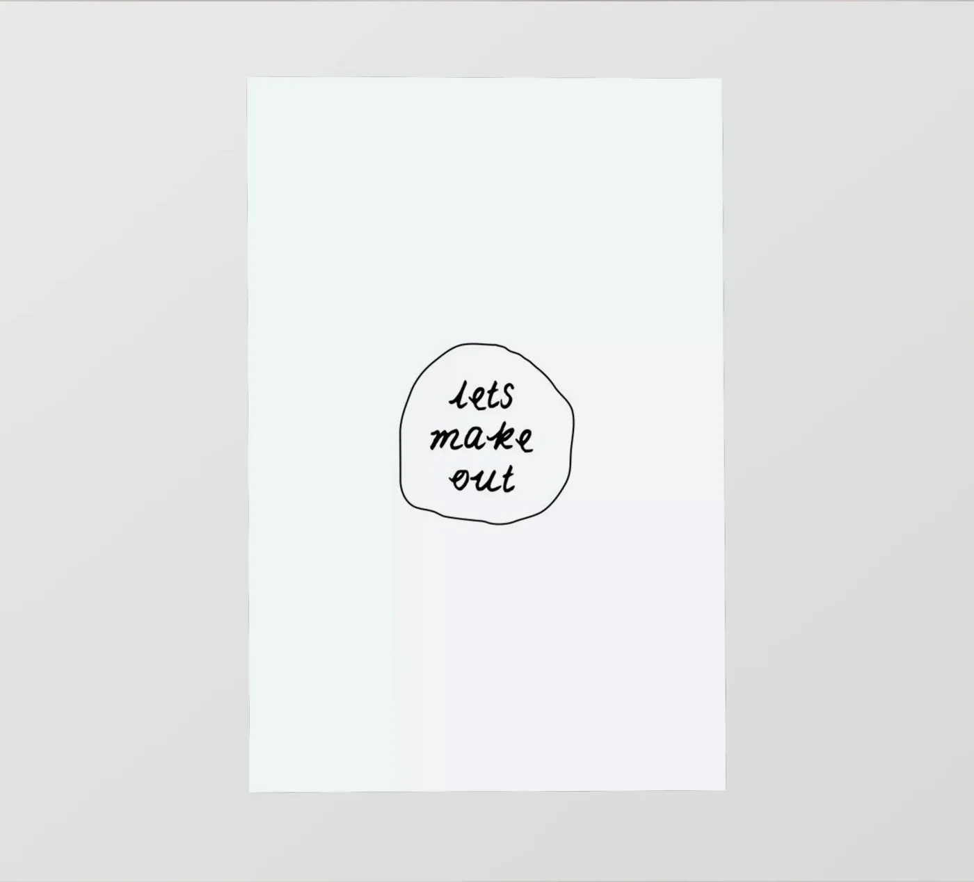 Make out telo in pvc da Magdalena Lindstedt