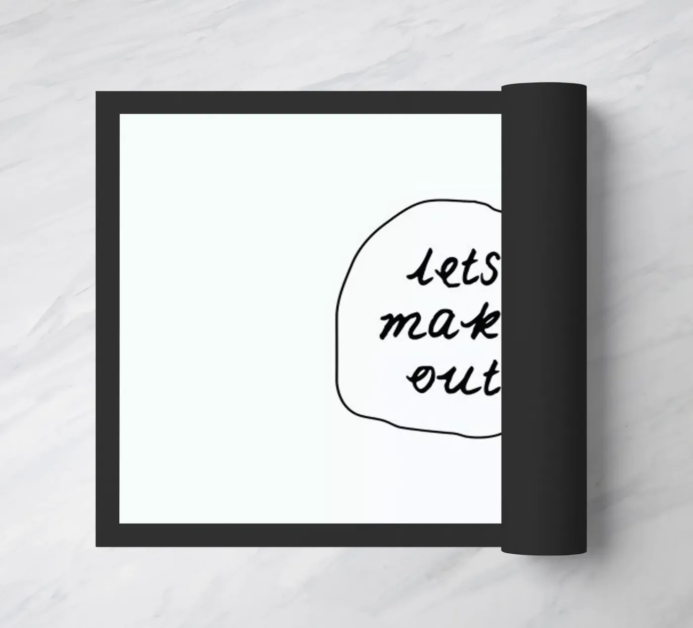 Make out deurmat van Magdalena Lindstedt