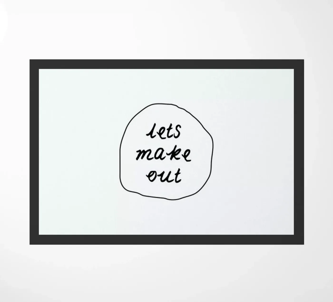 Make out deurmat van Magdalena Lindstedt