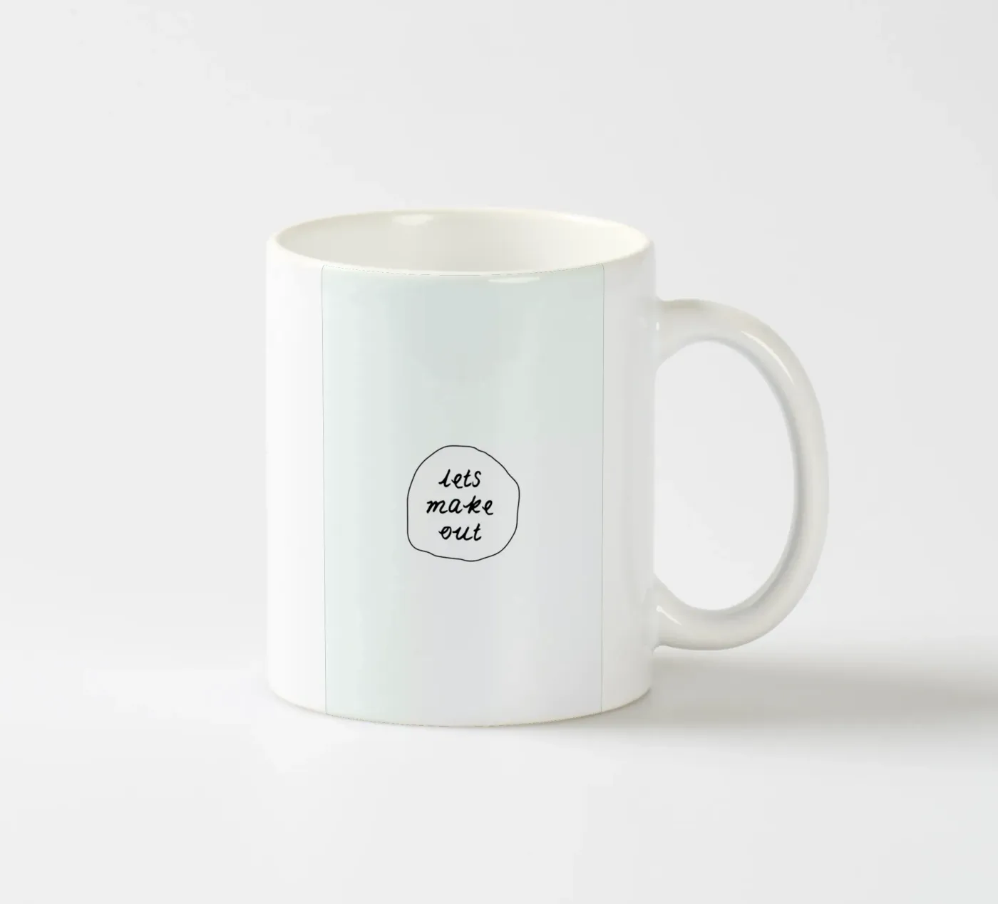 Make out ceramic mug by Magdalena Lindstedt