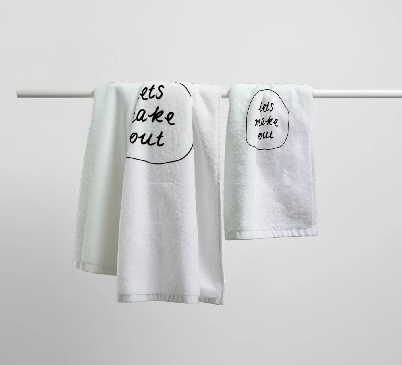 Make out towel by Magdalena Lindstedt