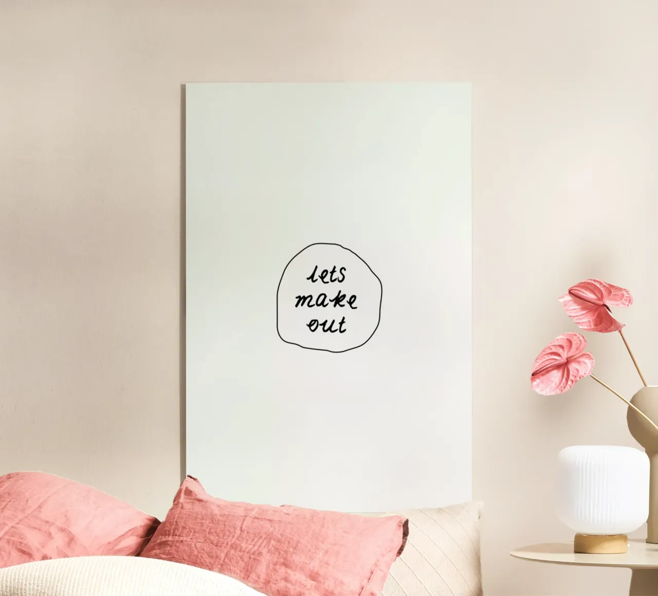 Make out acryl van Magdalena Lindstedt