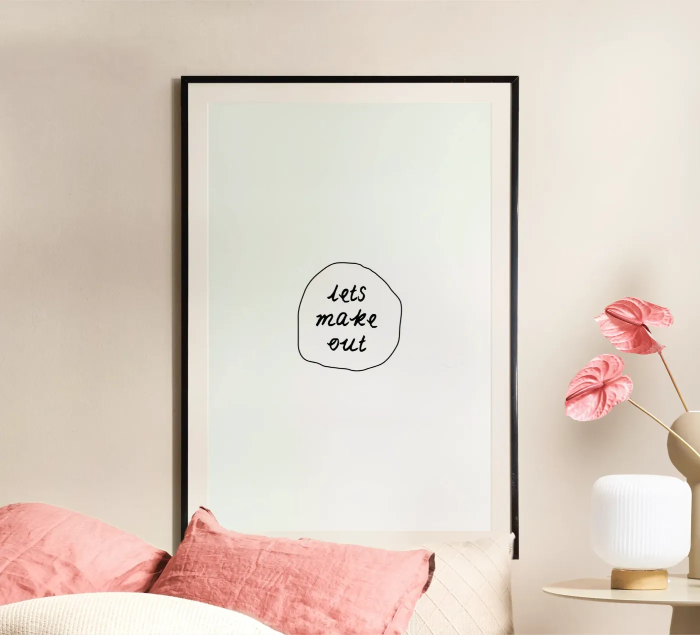 Make out poster van Magdalena Lindstedt