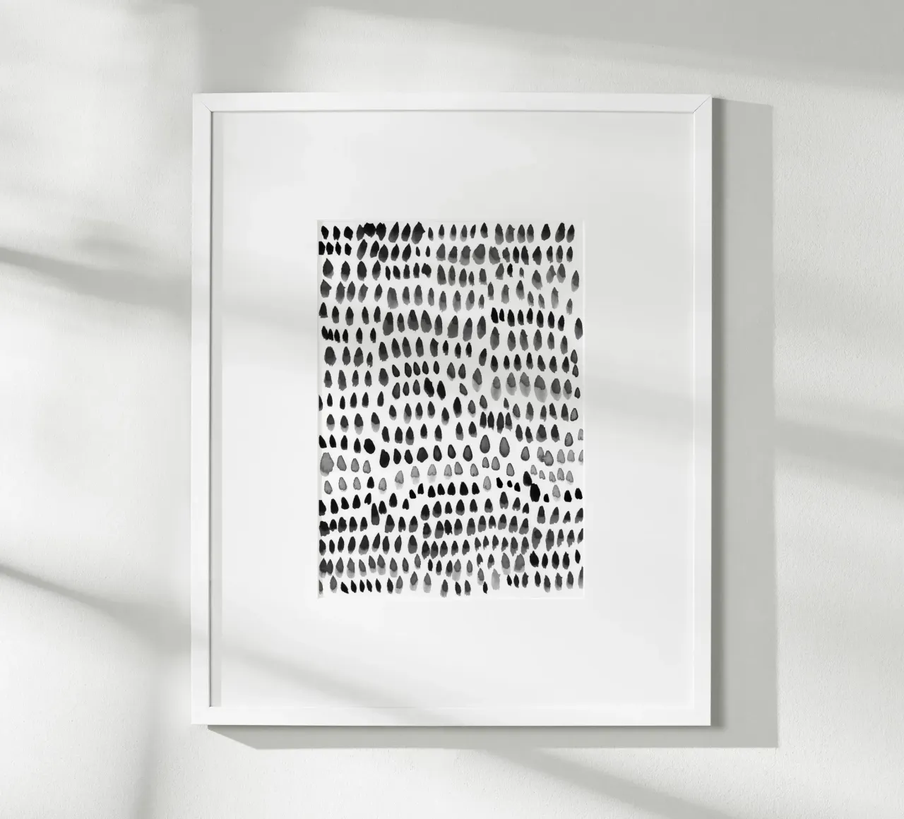 painted dots black carta hahnemühle da IRIS LEHNHARDT FINE ART