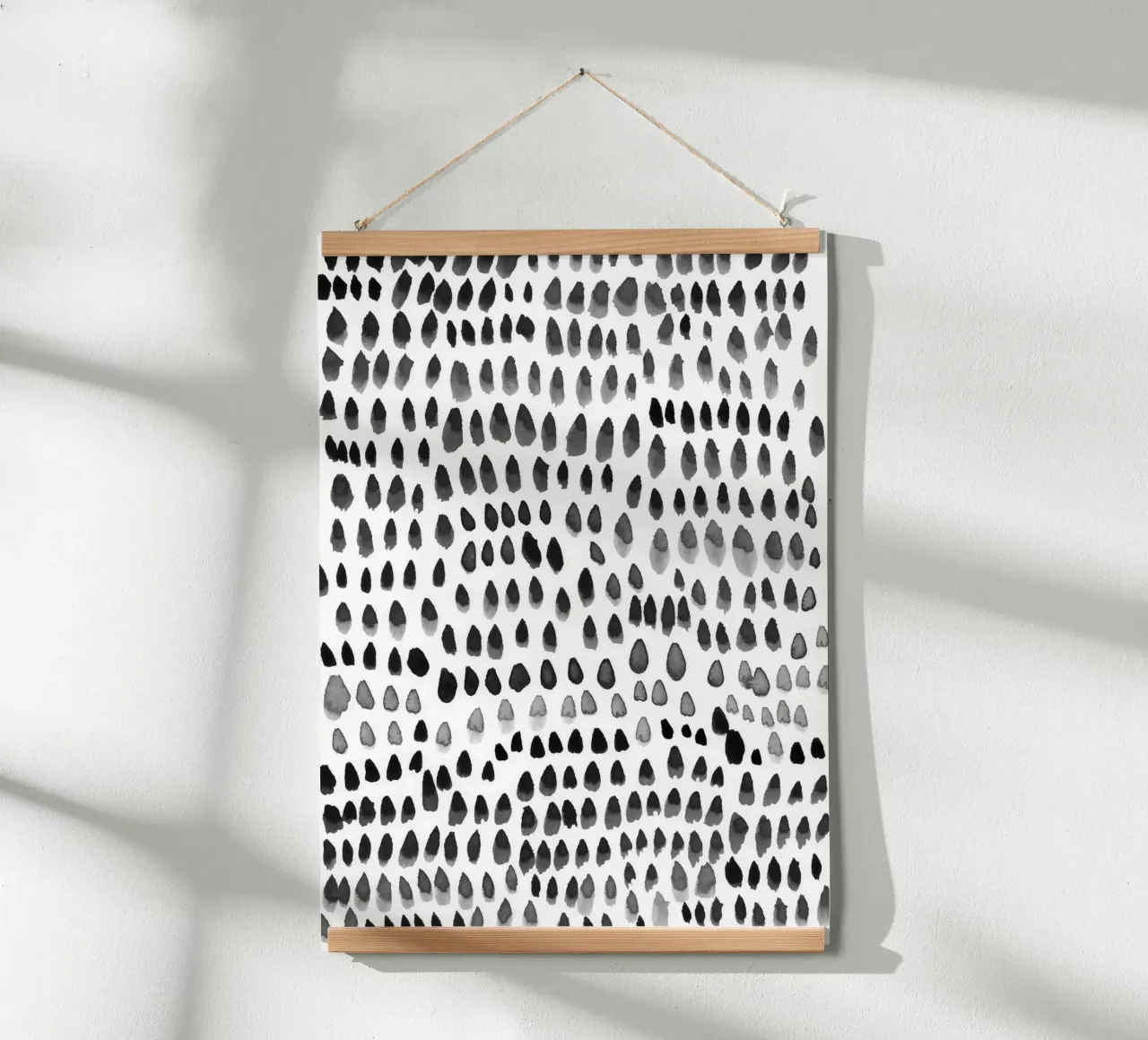 painted dots black carta hahnemühle da IRIS LEHNHARDT FINE ART