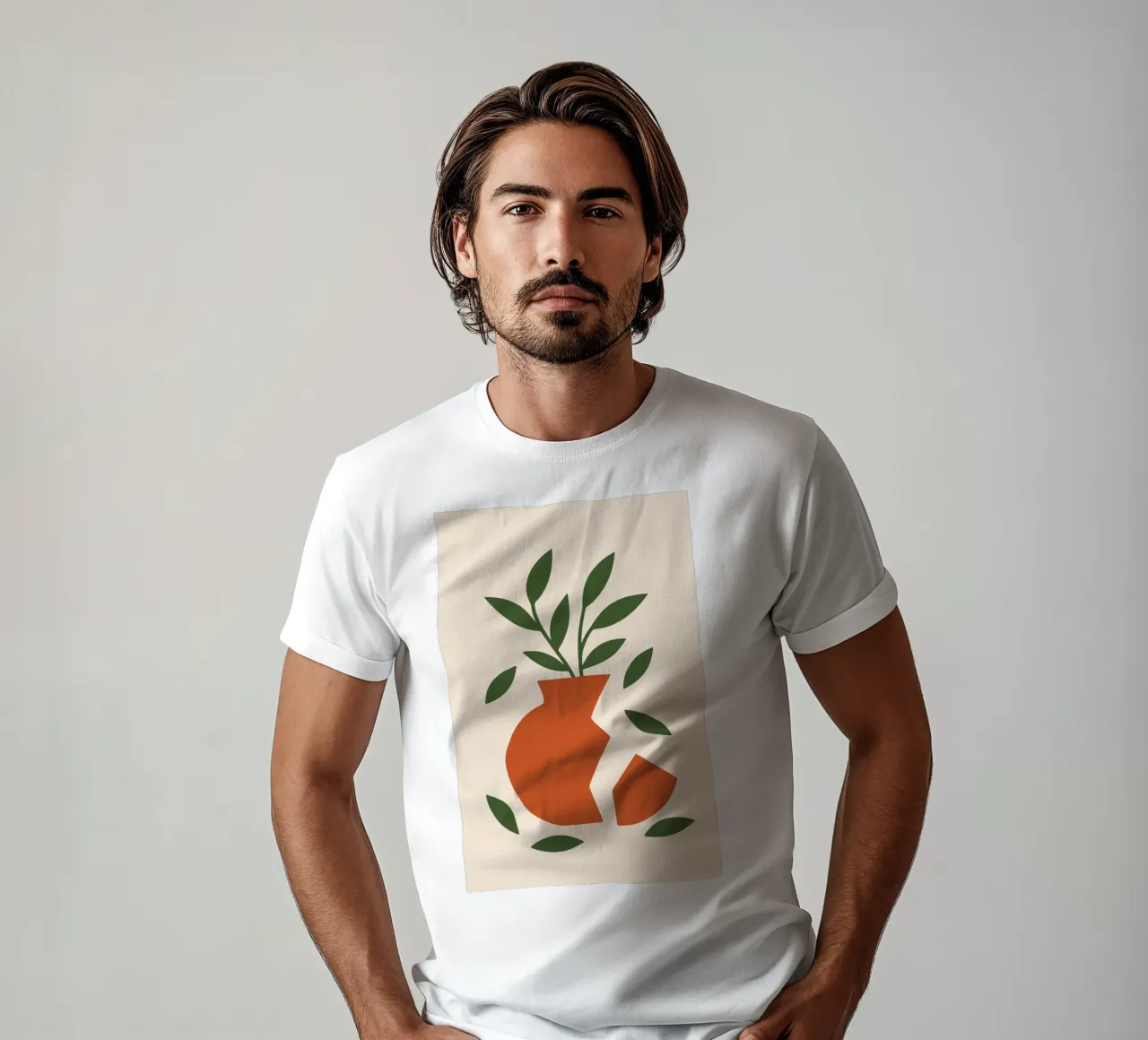 Broken Vase Botanical t-shirt da LisaArtes