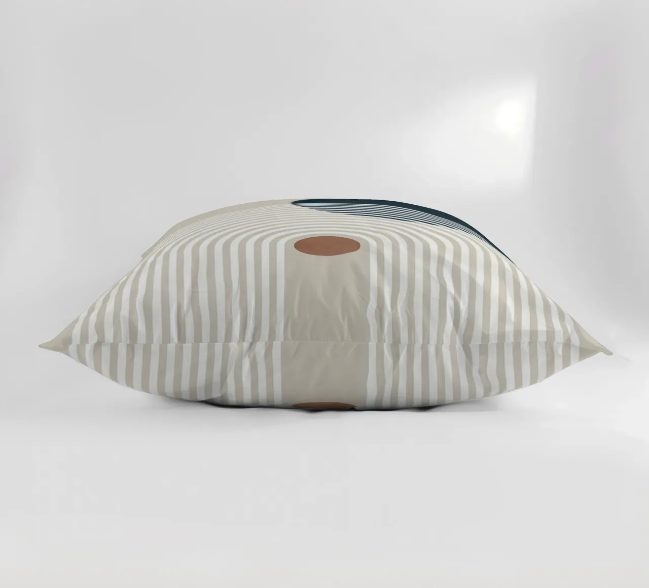 linee curve arco semicerchio cerchio scuro linee concentriche cuscino da Patrick M Gerber