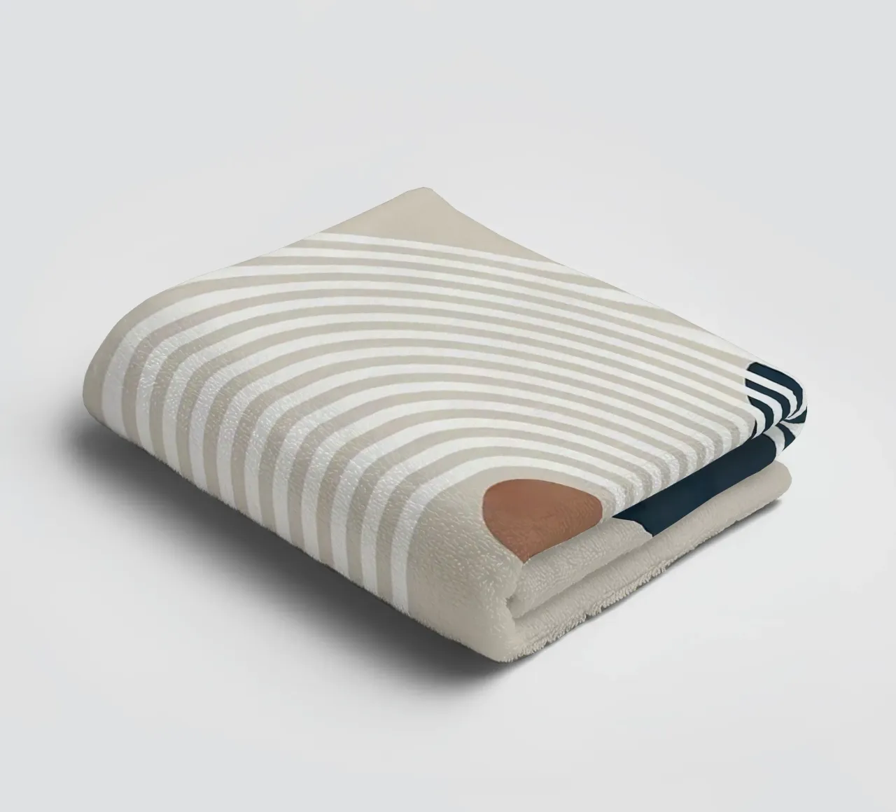 lignes courbes arc demi-cercle cercle foncé lignes concentriques serviette de bain de Patrick M Gerber