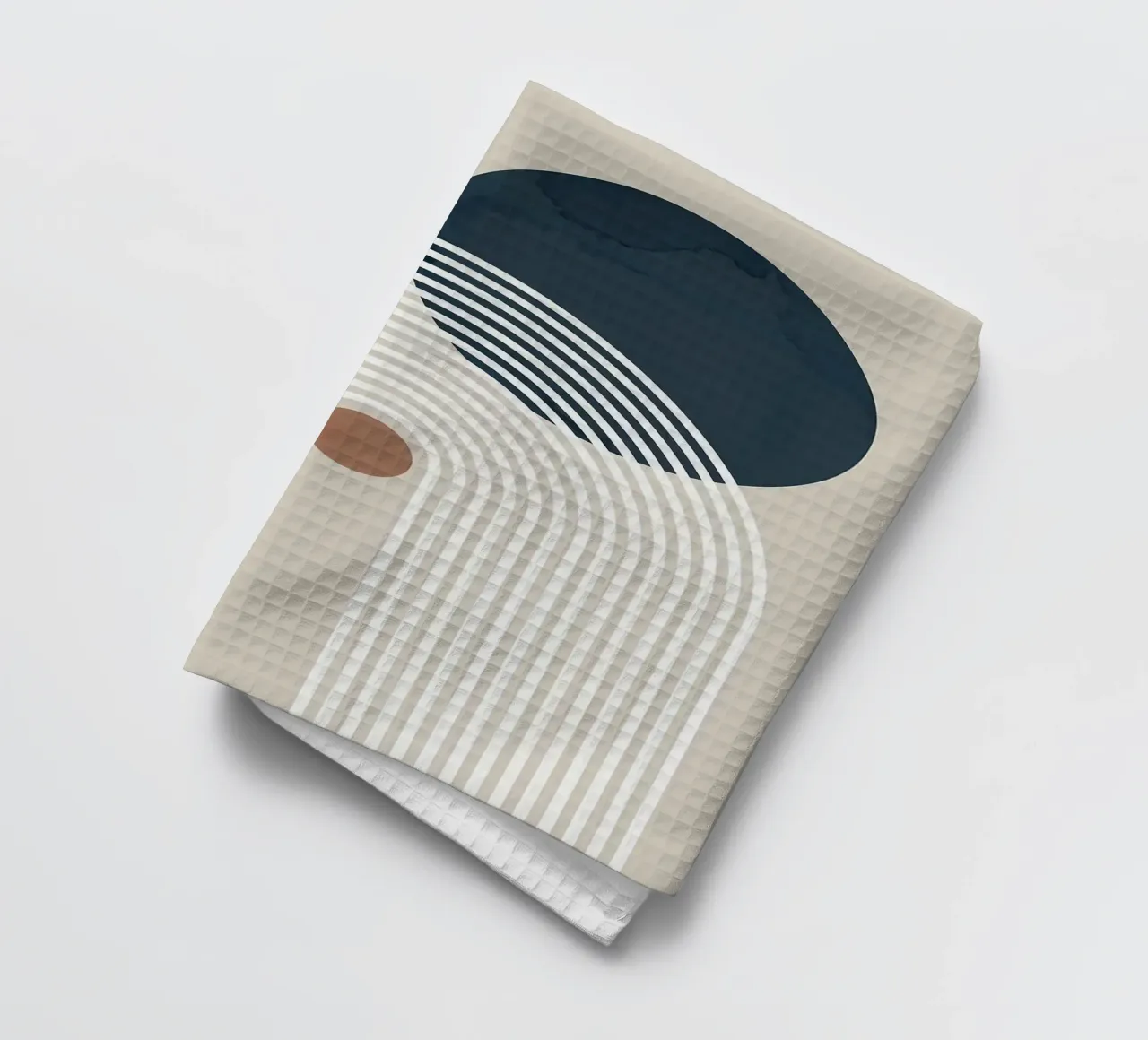 linee curve arco semicerchio cerchio scuro linee concentriche canovaccio da cucina da Patrick M Gerber