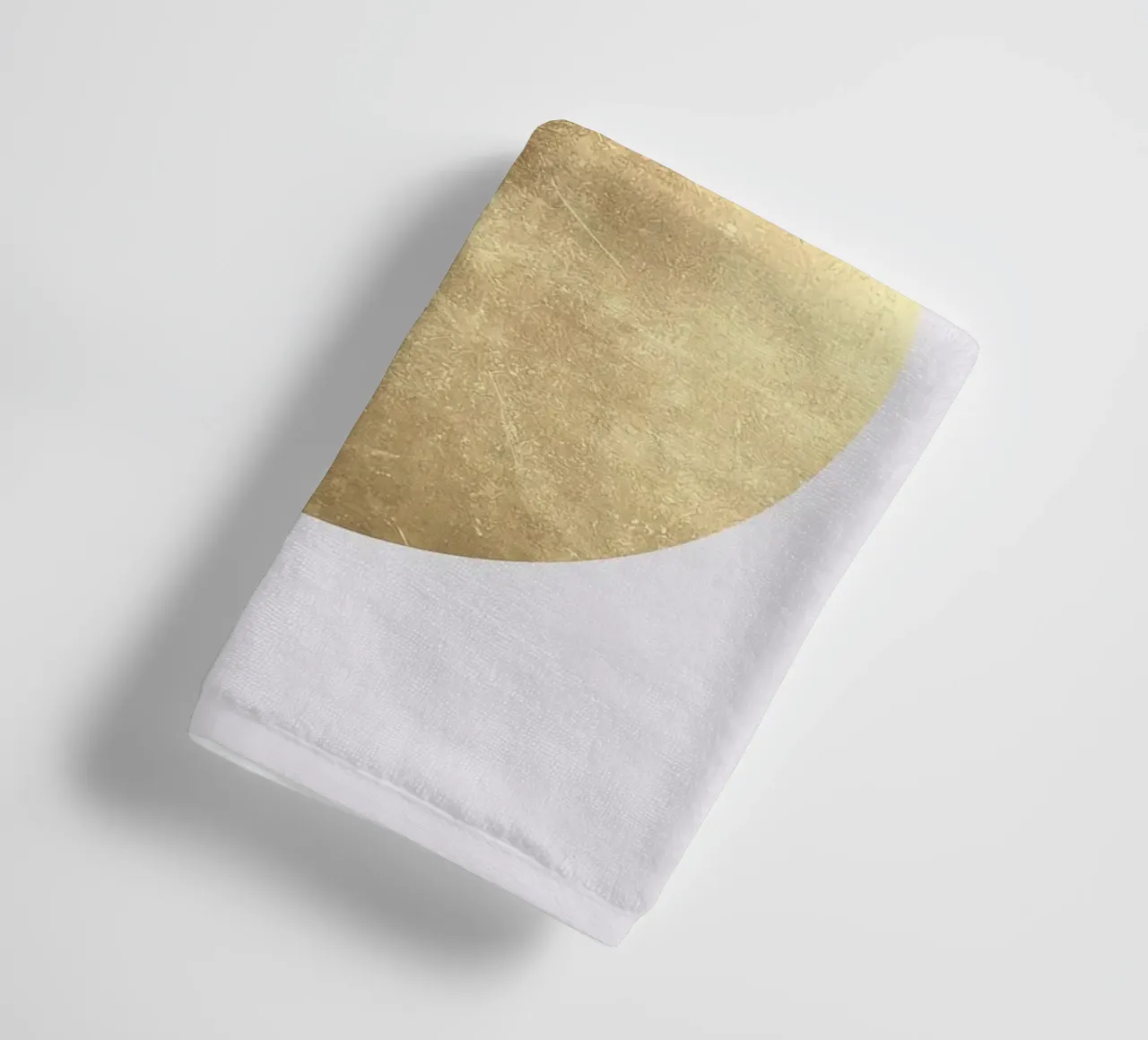 Kreis geometrisch ineinandergreifend gold Handtuch von Patrick M Gerber