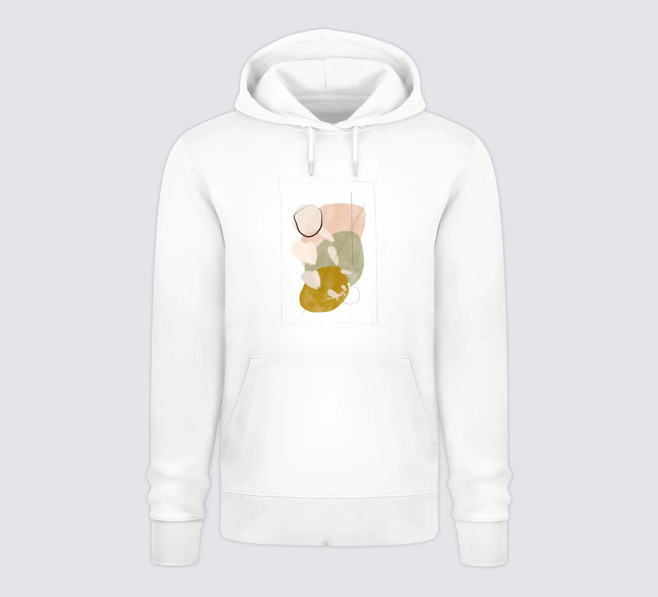 Playing Shapes No 2 felpa con cappuccio da treechild