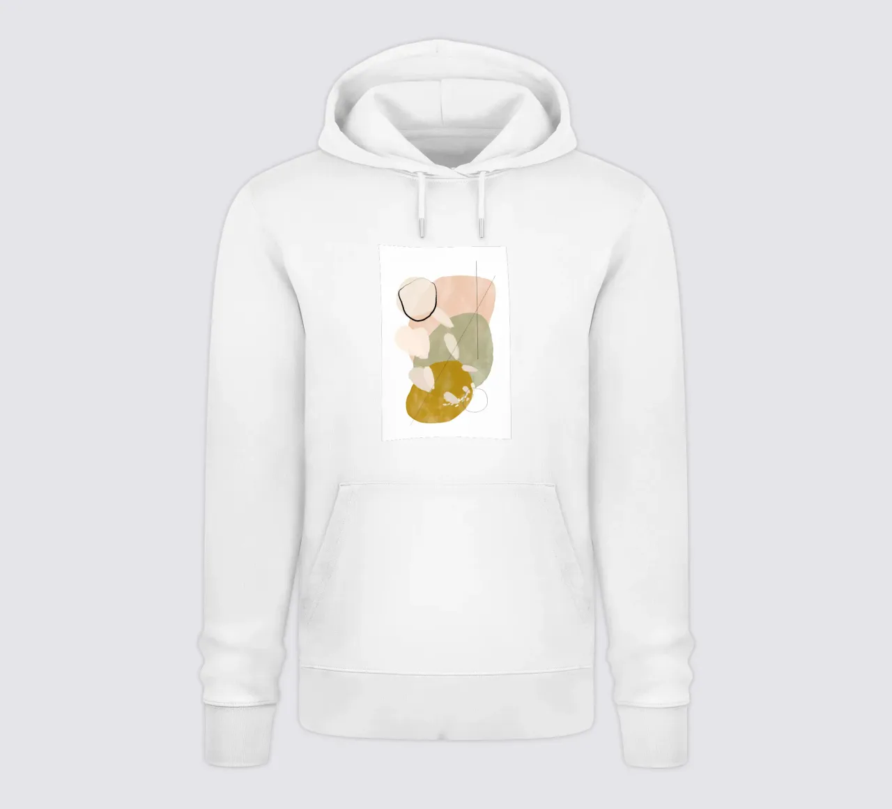 Playing Shapes No 2 felpa con cappuccio da treechild