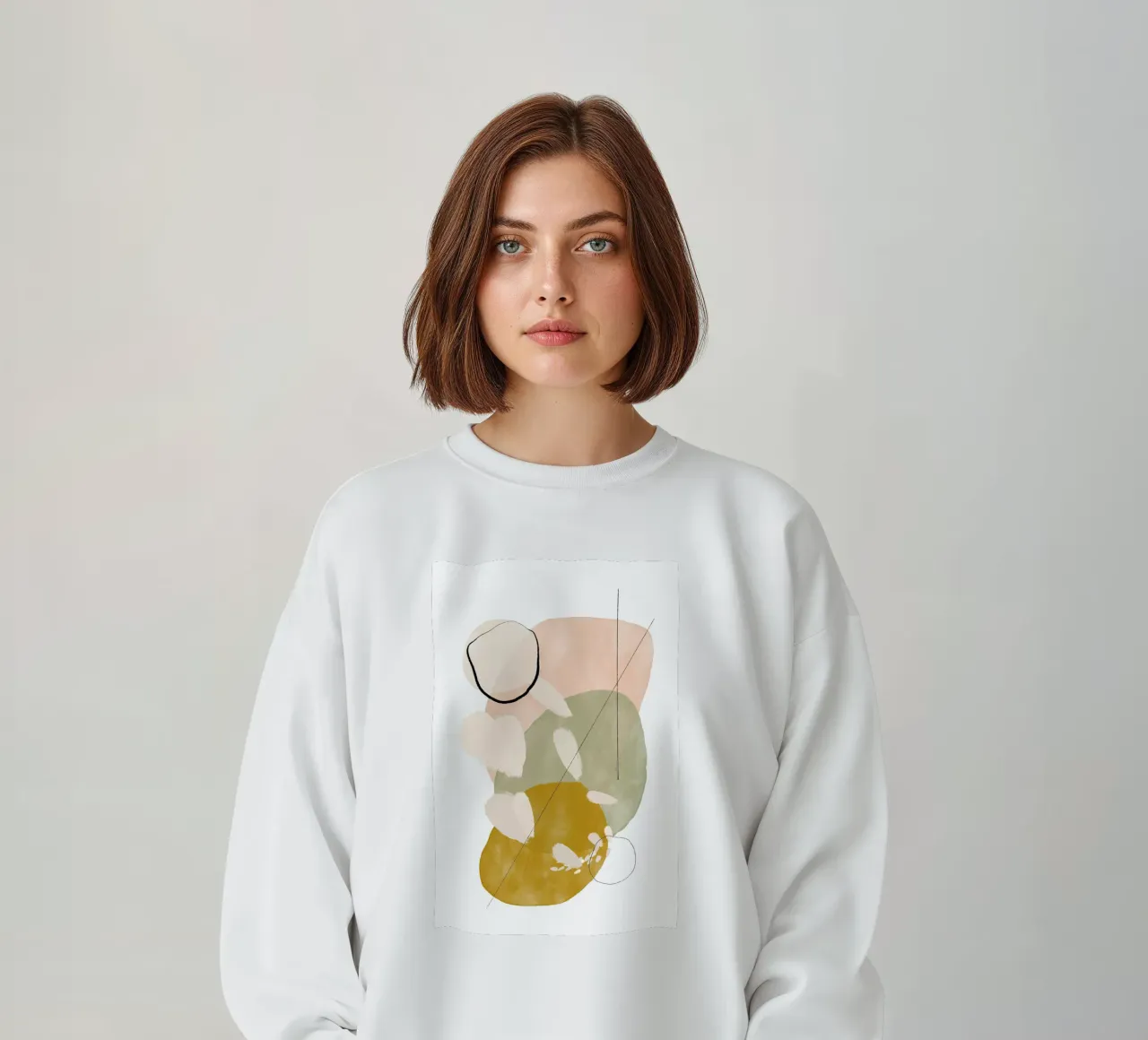 Playing Shapes No 2 Sweatshirt von treechild