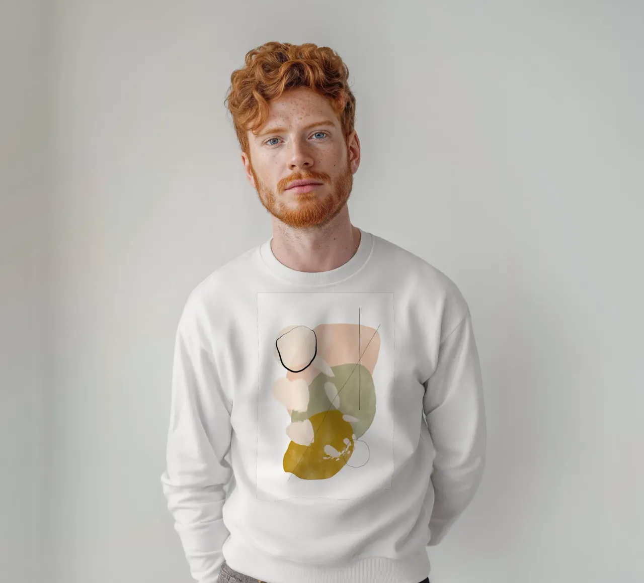 Playing Shapes No 2 Sweatshirt von treechild