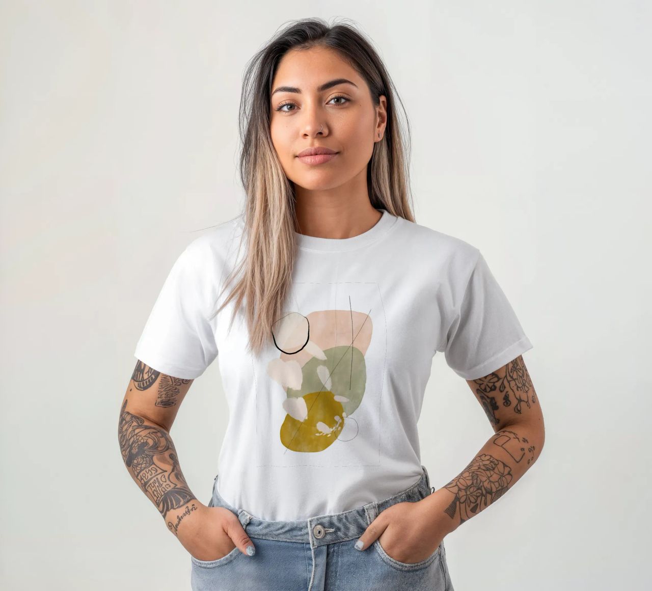 Playing Shapes No 2 t-shirt da treechild