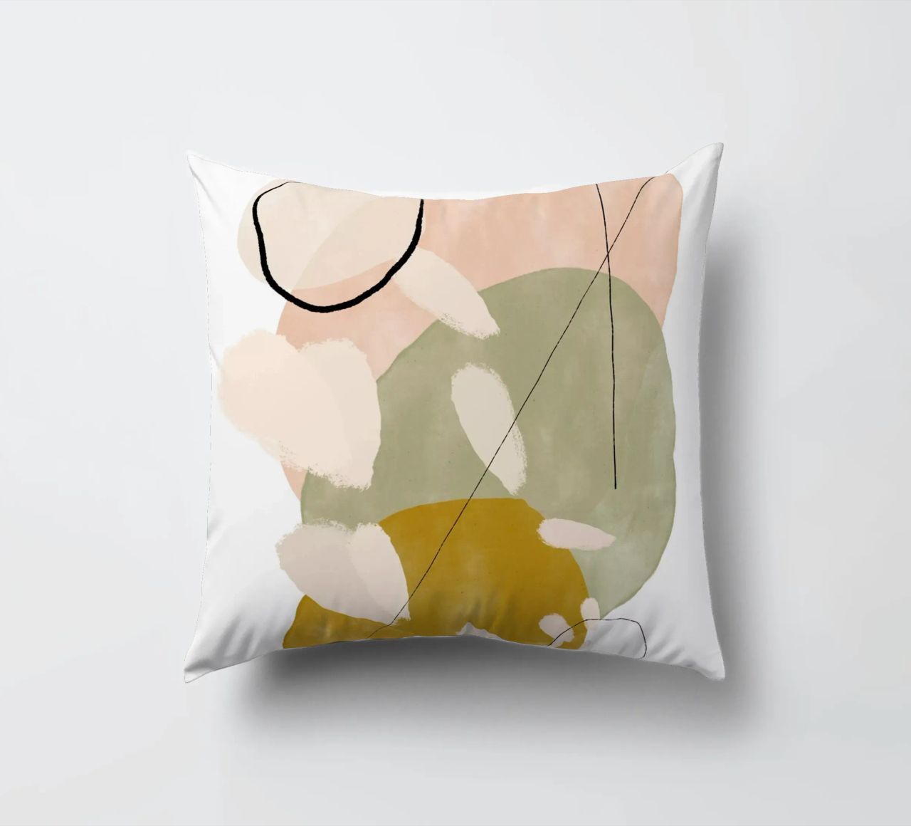 Playing Shapes No 2 cuscino da treechild