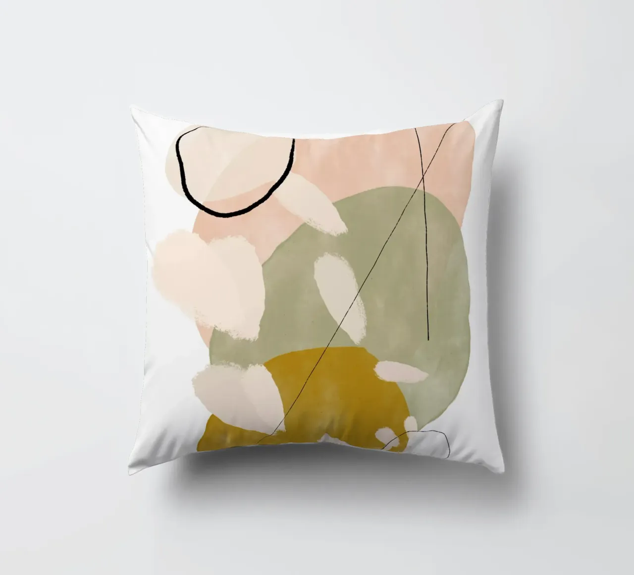 Playing Shapes No 2 cuscino da treechild