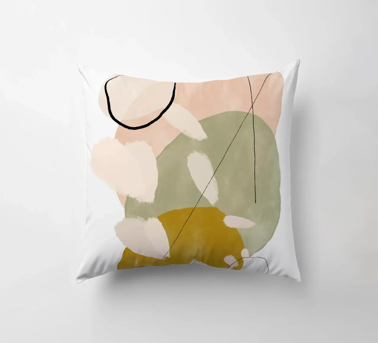 Playing Shapes No 2 cuscino da treechild