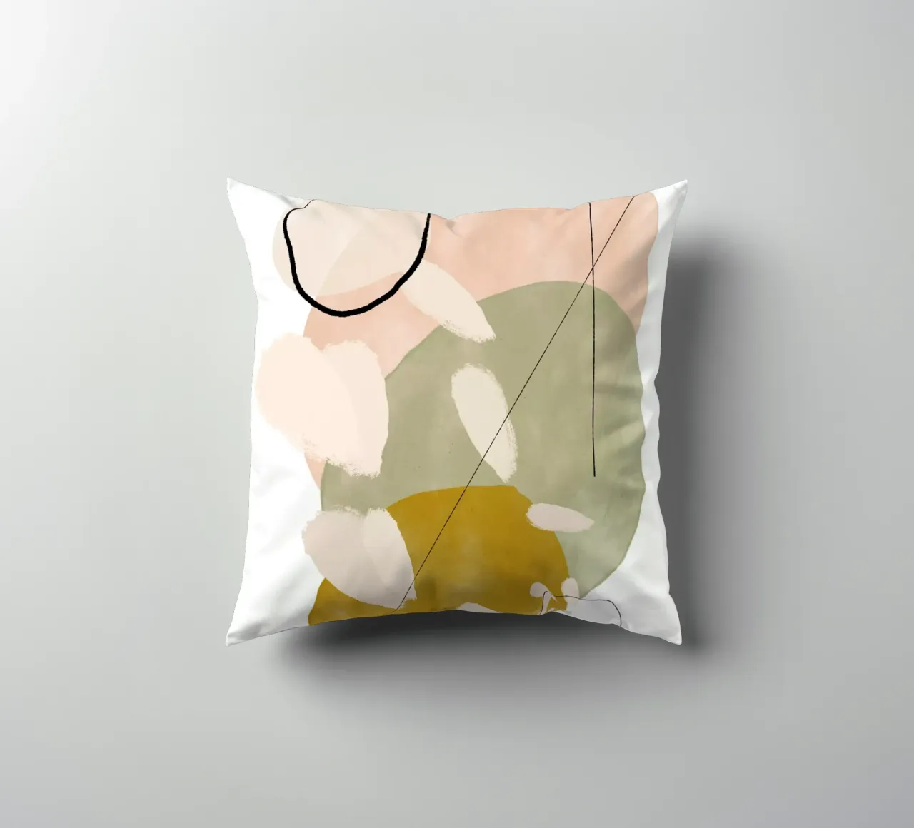 Playing Shapes No 2 cuscino da treechild