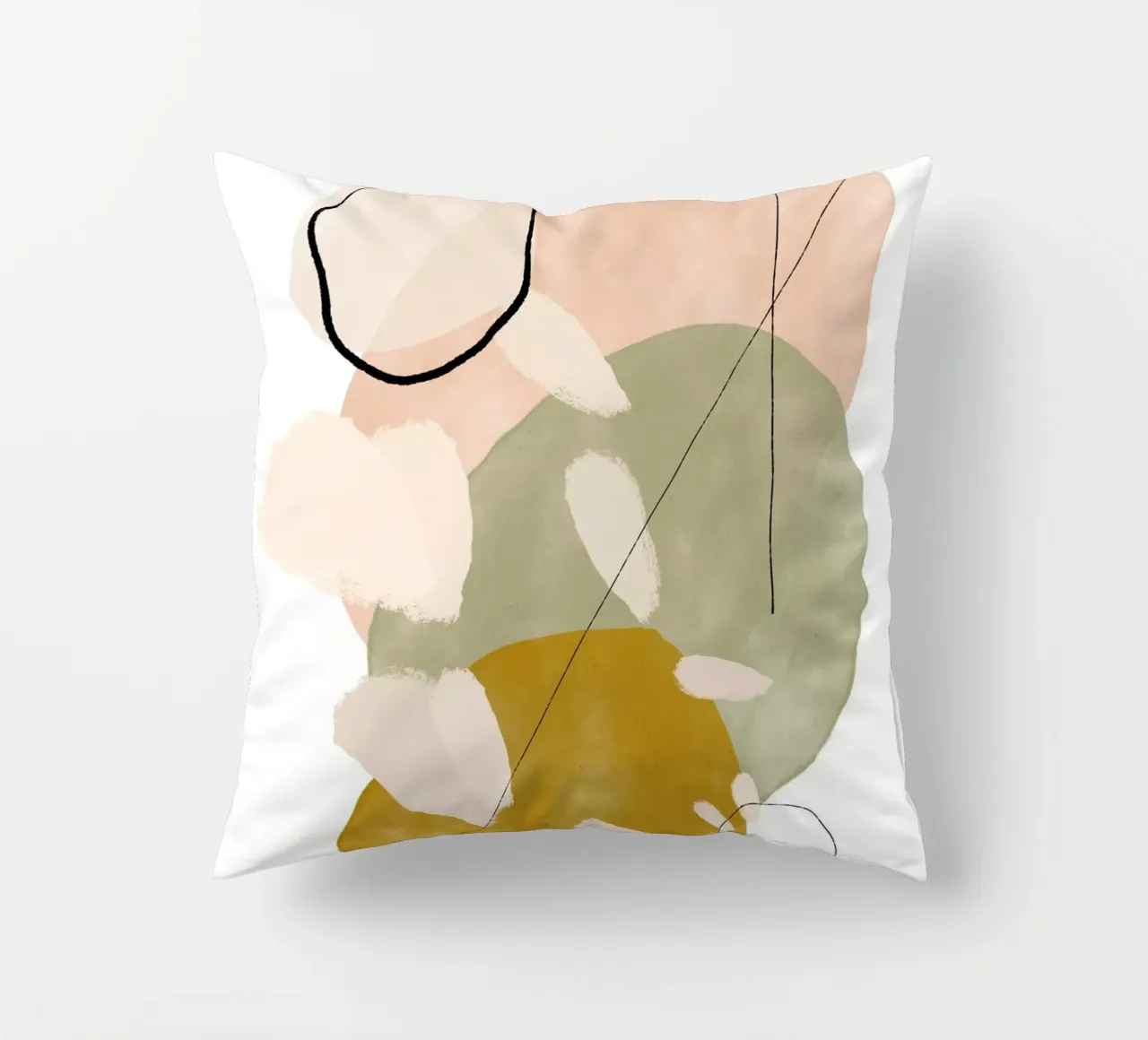 Playing Shapes No 2 cuscino da treechild