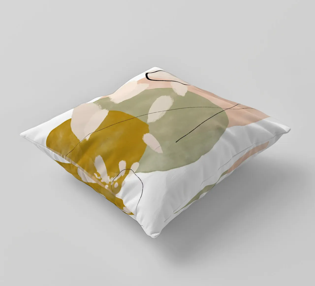 Playing Shapes No 2 cuscino da treechild