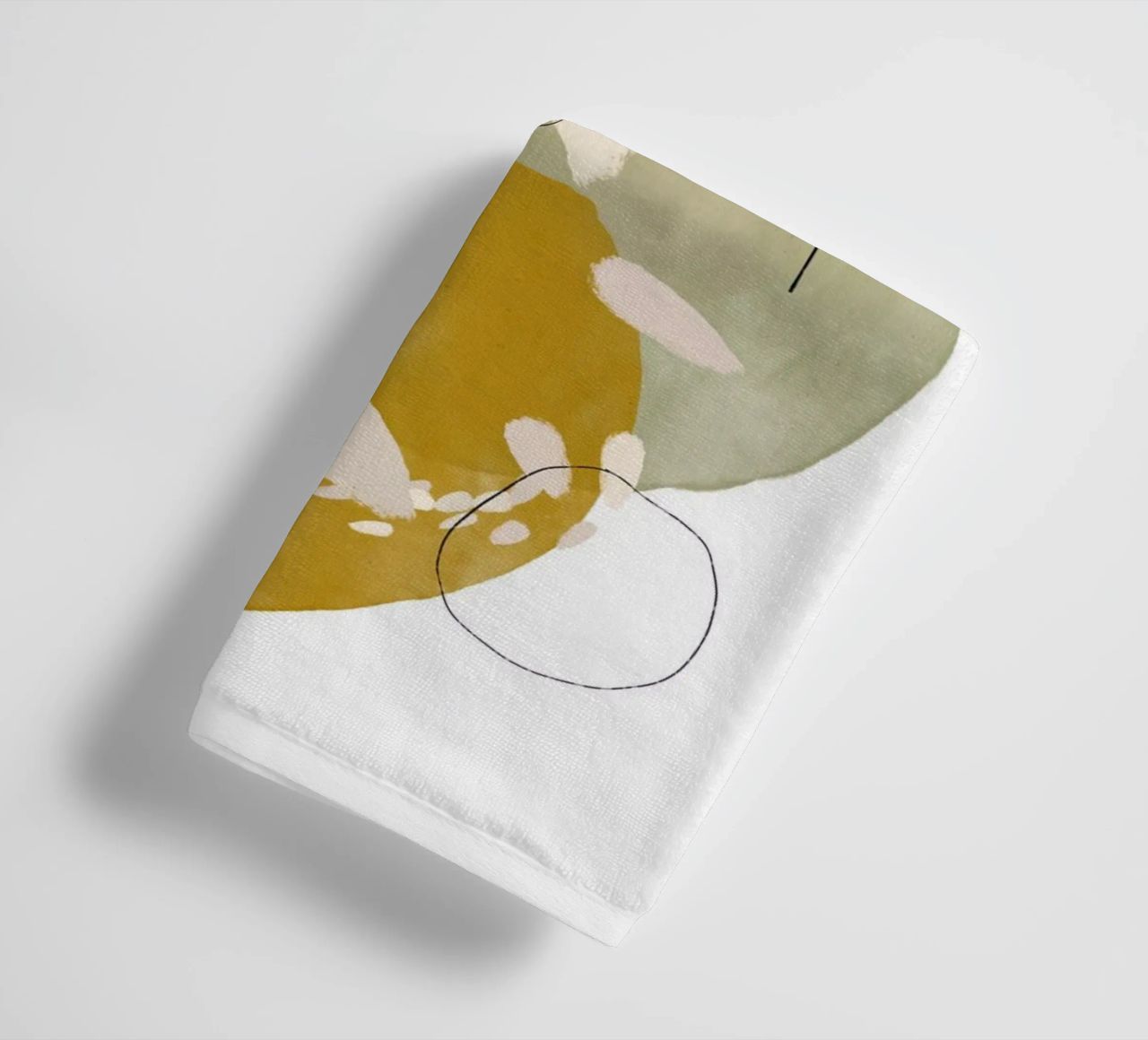 Playing Shapes No 2 asciugamano da bagno da treechild