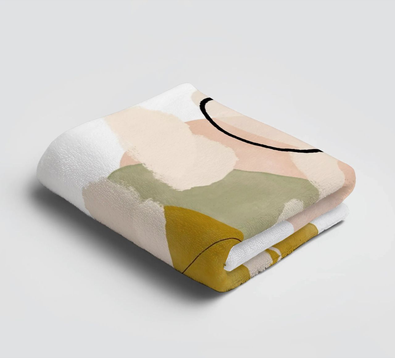 Playing Shapes No 2 asciugamano da bagno da treechild