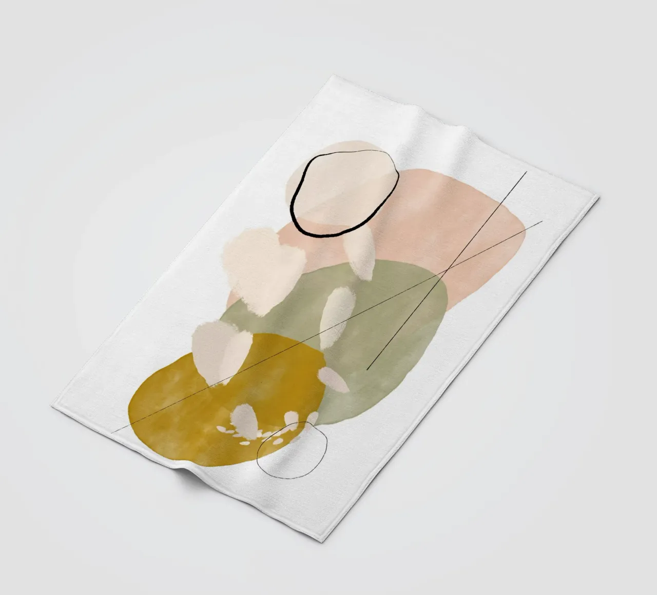 Playing Shapes No 2 coperta in pile da treechild